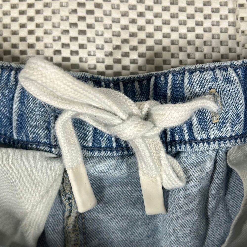 H&M Blue Cargo Pants Light Wash Loose Fit Drawstring Women's XS Streetwear Y2K - Picture 6 of 12